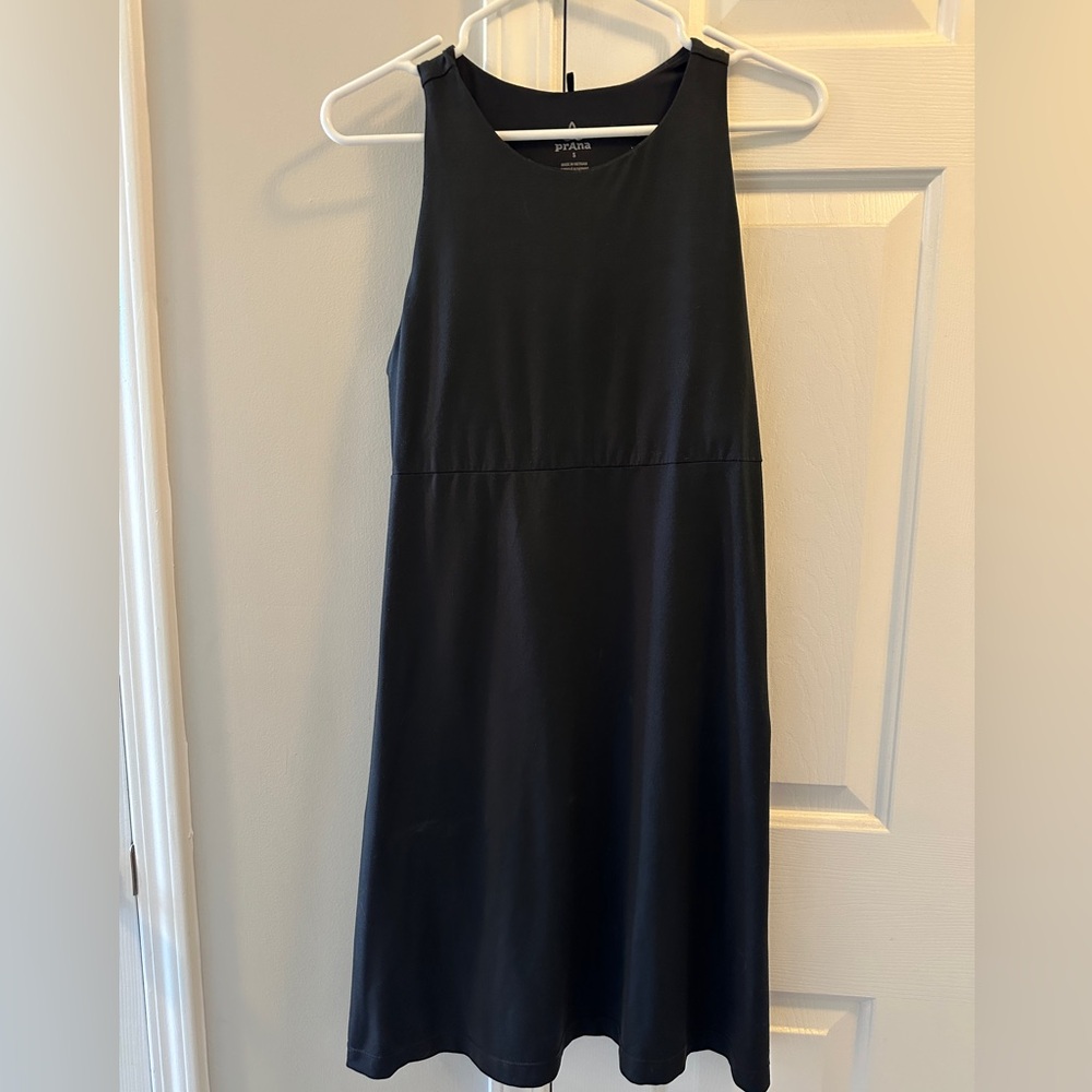 Prana Classic Black Midi Dress